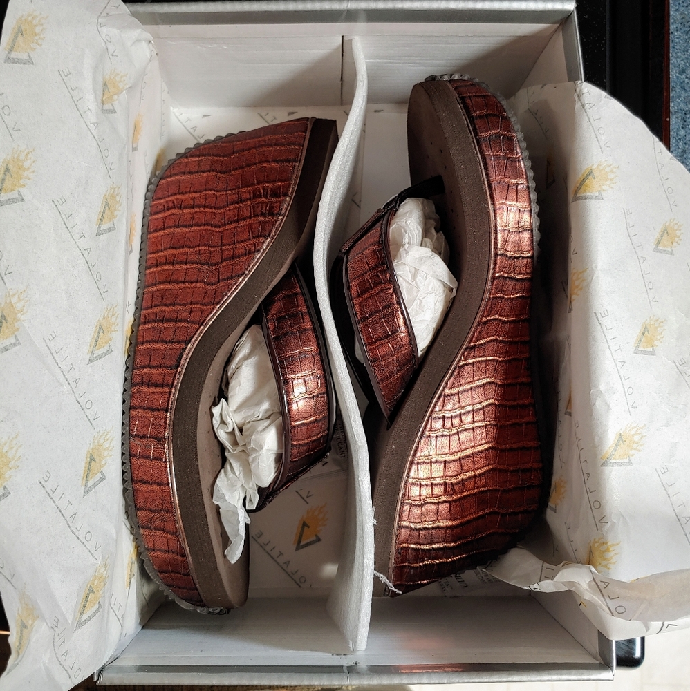 Volatile Wedge Sandals